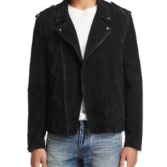 Blank NYC Other - NWT! Blanknyc Men's Suede Moto Jacket  Pitch Black